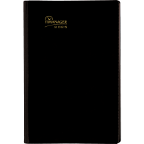 Blueline&reg; Timanager&reg; Weekly Planner English 9-1/6" x 5-7/8" Black