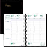 Blueline&reg; Timanager&reg; Weekly Planner English 9-1/6" x 5-7/8" Black