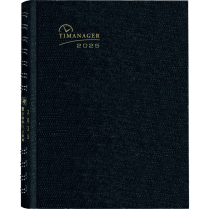 Blueline&reg; Timanager&reg; CoilPro&trade; Weekly Business Diary 11" x 8-1/2" English Black