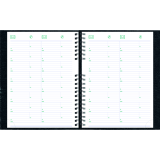 Blueline&reg; Timanager&reg; CoilPro&trade; Weekly Business Diary 11" x 8-1/2" English Black