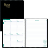 Blueline&reg; Timanager&reg; Planifi-Action&reg; Weekly Planner 11" x 8-1/2" Bilingual Black
