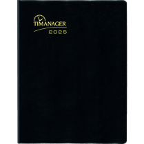 Blueline&reg; Timanager&reg; Weekly Planner 11" x 8-1/2" English Black