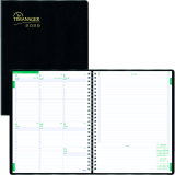 Blueline&reg; Timanager&reg; Weekly Planner 11" x 8-1/2" English Black