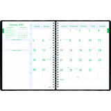 Blueline&reg; Timanager&reg; Weekly Planner 11" x 8-1/2" English Black