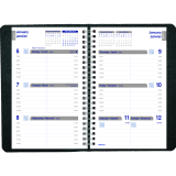 Blueline&reg; Net Zero Carbon&trade; Weekly Planner 8" x 5" Bilingual Black