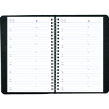 Blueline&reg; Net Zero Carbon&trade; Weekly Planner 8" x 5" Bilingual Black