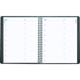 Blueline&reg; Net Zero Carbon&trade; Monthly Planners 9-1/4" x 7-1/4" Bilingual Black