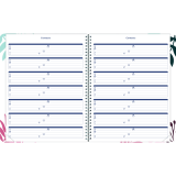 Blueline&reg; Watercolour Weekly/Monthly Planner 11" x 8-1/2" Bilingual Floral