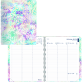 Blueline&reg; Watercolour Weekly/Monthly Planner 11" x 8-1/2" Bilingual Floral
