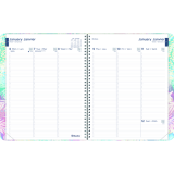Blueline&reg; Watercolour Weekly/Monthly Planner 11" x 8-1/2" Bilingual Floral