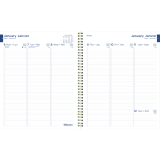Blueline&reg; Succulent Plant Weekly/Monthly Planner 11" x 8-1/2" Bilingual