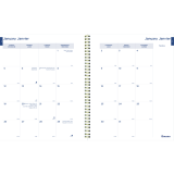 Blueline&reg; Succulent Plant Weekly/Monthly Planner 11" x 8-1/2" Bilingual