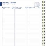 Blueline&reg; Succulent Plant Weekly/Monthly Planner 11" x 8-1/2" Bilingual