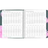 Blueline&reg; Timanager&reg; Planifi-Action&reg; Pink Ribbon Weekly Planner Twin Wire Soft Cover 8-1/2" x 6-3/4" Flexible Cover Pink Bilingual