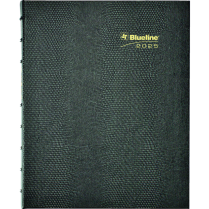 Blueline&reg; MiracleBind&trade; CoilPro&trade; Monthly Planner Hard Cover 9-1/4" x 7-1/4" Bilingual Black