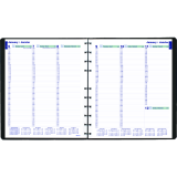Blueline&reg; MiracleBind&trade; Weekly Planner Soft Cover 11x9-1/16" Bilingual Black