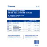 Blueline&reg; Garage Repair Orders 3-part 50 sets 8-1/2" x 11" Bilingual