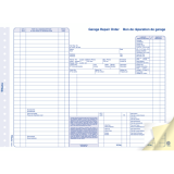 Blueline&reg; Garage Repair Orders 3-part 50 sets 8-1/2" x 11" Bilingual