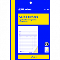 Blueline&reg; Sales Orders 2-part 5-3/8x8" English