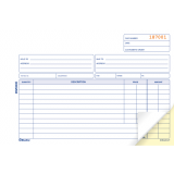 Blueline&reg; Invoice Book 2-part 5-3/8x8" English