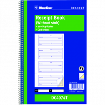 Blueline&reg; Receipt Book 2-Part 200 sets English
