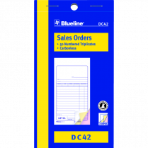 Blueline&reg; Sales Book 3-part 3-1/2x6-1/2" English