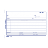 Blueline&reg; Delivery Receipts 2-part 4-1/4x7" English