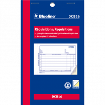 Blueline&reg; Requisition 2-part 4-1/4x7" Bilingual