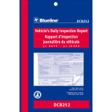 Blueline&reg; Vehicle Daily Inspection Book 2 Part 31 sets 5-3/8" x 8"