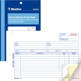 Blueline&reg; Invoice Book 3-part 5-3/8x8" Bilingual