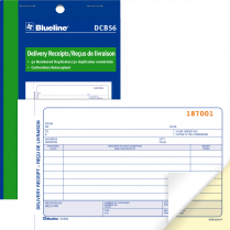 Blueline&reg; Delivery Receipts 2-part 4-1/4x7" Bilingual