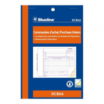 Blueline&reg; Purchase Orders 2-part 5-3/8x8" Bilingual