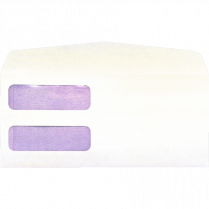 Blueline Double Window #9 Security Envelopes 100/box