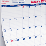 Brownline&reg; Wall Calendar Monthly 8" x 11" English