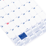 Brownline&reg; Wall Calendar Monthly 8" x 11" English
