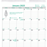 Brownline&reg; EcoLogix&reg; Monthly Wall Calendar 12" x 17" English