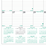 Brownline&reg; EcoLogix&reg; Monthly Wall Calendar 12" x 17" English