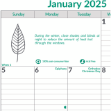 Brownline&reg; EcoLogix&reg; Monthly Wall Calendar 12" x 17" English