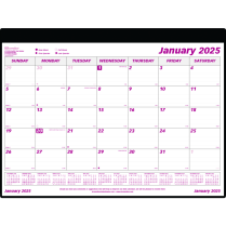 Brownline&reg; Monthly Desk/Wall Calendar 24-1/4" x 19-1/8" English