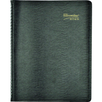 Brownline&reg; Essential Weekly Diary 11" x 8-1/2" English Black