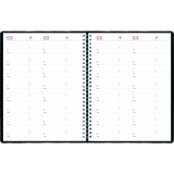 Brownline&reg; Essential Weekly Diary 11" x 8-1/2" English Black