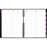 Brownline&reg; CoilPro Weekly Diary 11x8-1/2" English Black