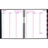 Brownline&reg; CoilPro Weekly Diary 11x8-1/2" English Black