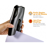 Bostitch&reg; Antimicrobial Flat Clinch Stapler Full Strip Black