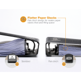 Bostitch&reg; Antimicrobial Flat Clinch Stapler Full Strip Black