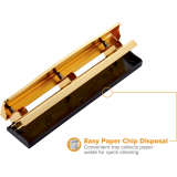 Bostitch&reg; Executive Three-Hole Punch 12 Sheets Gold