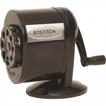 Bostitch&reg; Antimicrobial Manual Pencil Sharpener Black