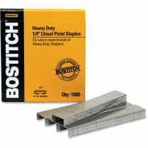Bostitch&reg; Heavy Duty Staples 1/4" 2-25 sheets 1,000/box