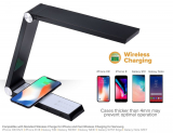 Bostitch Desk Lamp with Wireless Charger Black