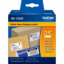 Brother&reg; P-Touch&reg; Die-Cut Shipping Labels 4x2-1/2" 300/box